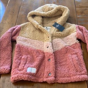Girls New Abercrombie Fleece Jacket sz. 7/8